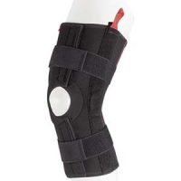 hinged knee brace